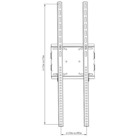 PLASMA-WP100 Supporto da Parete per Monitor TV - Foto 5