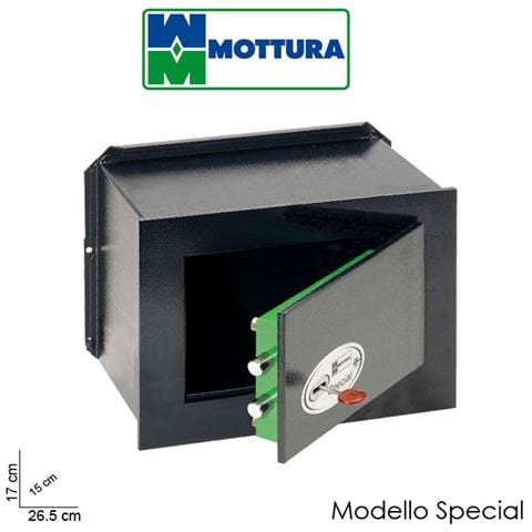 Cassaforte da muro Special con chiave in acciaio 20x33x24 cm - Foto 2