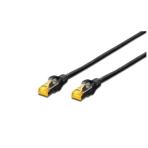 Cavo Rete S-Ftp Cat. 6A Doppia Schermatura Lsoh Colore Nero Mt. 7 - Foto 1