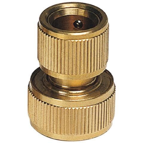 Raccordo rapido per tubo 1/2 pollici ottone Acqua Stop - Foto 2