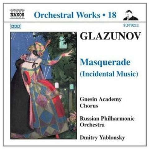 Glazunov Alexander Kostantinovich - Masquerade (musiche Di Scena) , 2 Pezzi Op. 14, Pas De Caractere Op. 68 - Foto 1