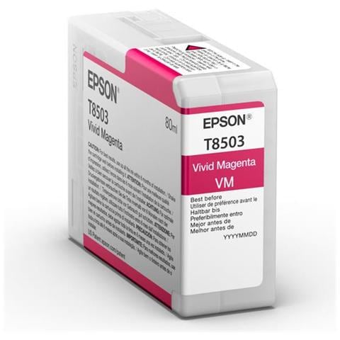 C13T850300 Cartuccia Ink Originale Magenta Vivida per SureColor SC-800 - Foto 1
