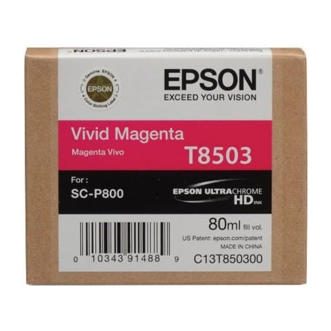 C13T850300 Cartuccia Ink Originale Magenta Vivida per SureColor SC-800 - Foto 2