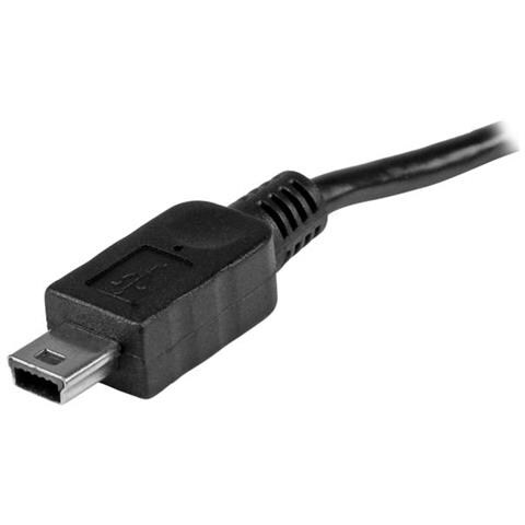 Cavo USB OTG - Micro USB a Mini USB - M / M - 20cm - Foto 3
