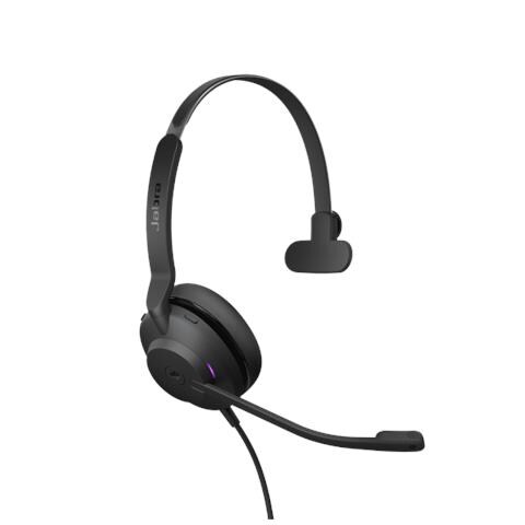 Jabra Evolve2 30, MS Mono Auricolare Cablato A Padiglione Ufficio USB tipo-C Nero - Foto 2