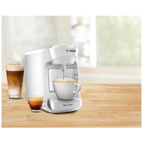 Macchina Per Caffè A Cialde Bianca Da 3,3 Bar E 1300 W - Tas3104 - Foto 8