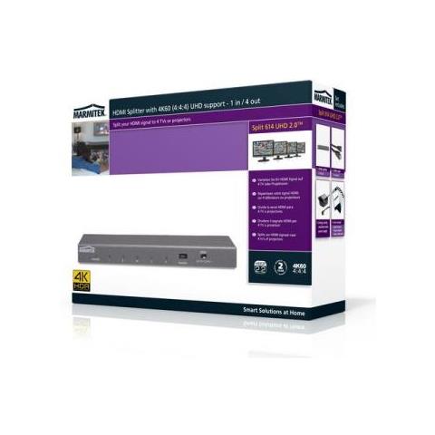 Split 614 Uhd - 2.0 - Video- /Audio-Splitter - 4 X Hdmi - Desktop - Foto 2