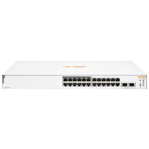 Switch Aruba Instant On 1830 24 Porte Ethernet PoE 10 / 100 / 100 Mbps RJ45 con 2 Porte Combo SFP Managed - Foto 1