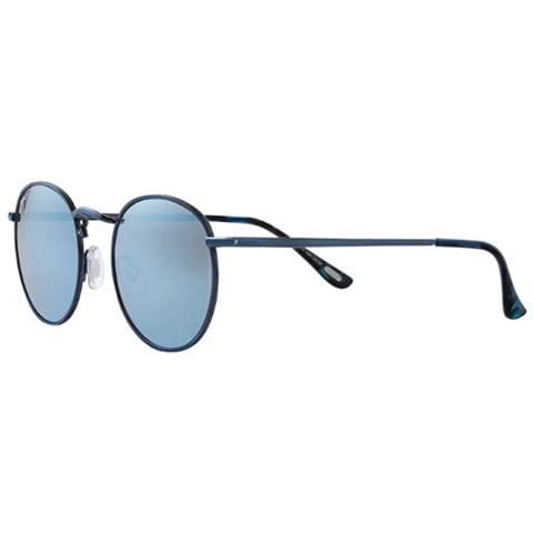 Ob130-04 Occhiali Da Sole Unisex Montatura Metallo Blu Lenti Blu Specchio - Foto 1