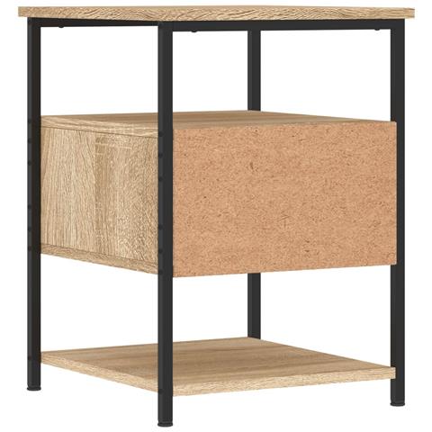 Comodino Rovere Sonoma 40x42x56 Cm In Legno Multistrato - Foto 2