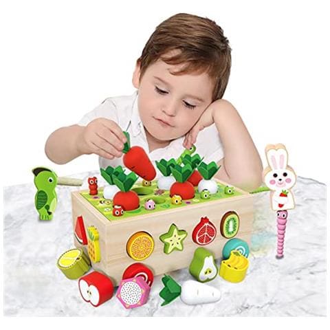 Giocattoli Montessori Per Bambini,giocattoli Per Bambini Età 1 2 3,giocattoli Educativi Montessori Per L'apprendimento In Età Prescolare,giocattoli Con Ordinamento Delle Forme Per Bambini,regalo Per Bambine Di 1 2 3 Anni - Foto 1