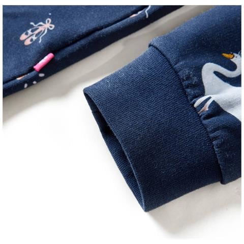 Felpa da Bambina Color Block Rosa 116 - Foto 4