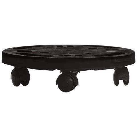 Carrelli Per Piante Con Ruote 3 Pz Diametro 30 Cm Neri 170 Kg - Foto 3