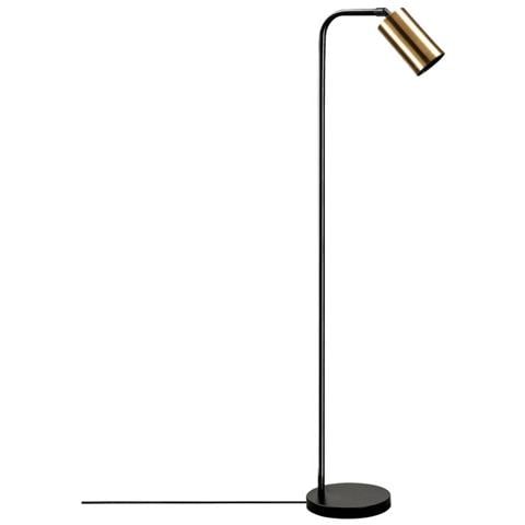 Lampada Liseuse H. 120 Cm In Metallo Dorato E Nero - Melita - Foto 2