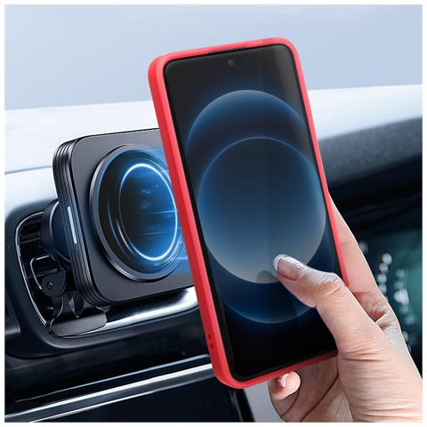 Cover Per Xiaomi 14 Ultra Anello Metallico Funzione Supporto - Foto 5