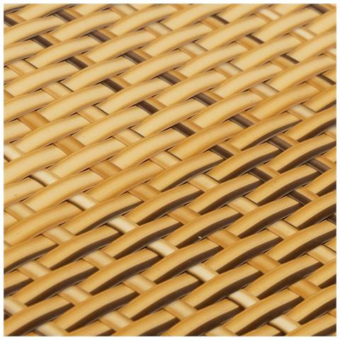 Paravento Da Balcone Marrone Chiaro 400x100 Cm In Polyrattan - Foto 8