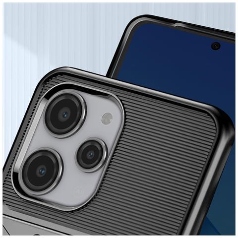 Cover Flessibile Per Xiaomi Redmi 12 Design A Coste Antiscivolo - Foto 2