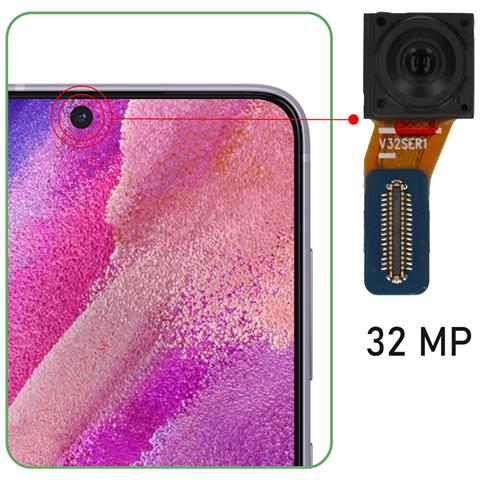 Fotocamera Frontale Galaxy S21 Fe Sensore Selfie 32mp, Nero - Foto 2