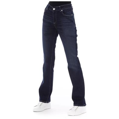 Jeans E Pantaloni In Cotone Blu - W32 - Foto 2