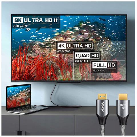 Cavo Hdmi 8k 2m Va0329-2 Vayox - Foto 2