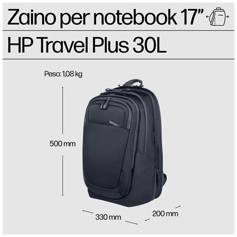 Zaino Travel Plus 30L per notebook da 17" - Foto 2