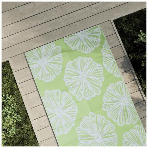 Tappeto Da Esterno Arakil Verde 80x150 Cm In Pp - Foto 1