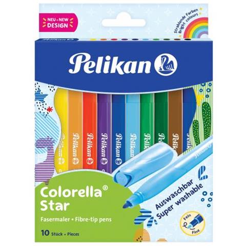 822299 Marcatore Nero, Blu, Marrone, Verde, Azzurro, Verde Chiaro, Arancione, Porpora, Rosso, Giallo 10 Pz - Foto 1