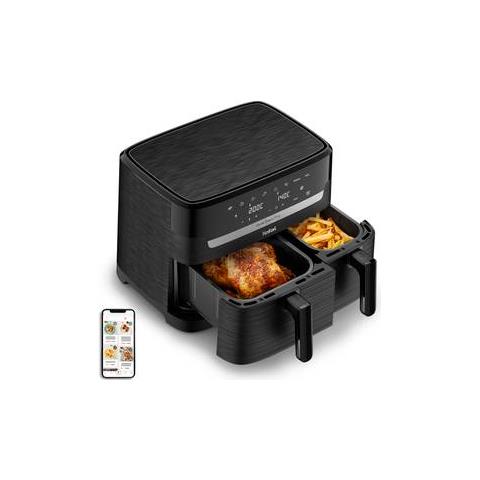 Easy Fry EY901N Doppia 8,3 L Indipendente 2700 W Friggitrice ad aria calda Nero - Foto 2