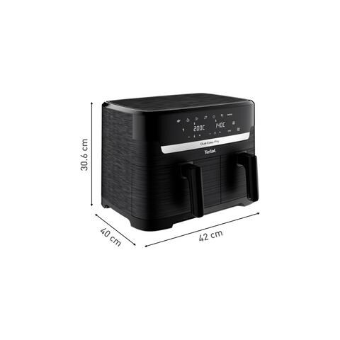 Easy Fry EY901N Doppia 8,3 L Indipendente 2700 W Friggitrice ad aria calda Nero - Foto 4