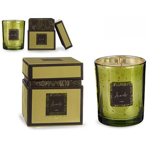 Candela Profumata In Barattolo Con Scatola, Profumo Di Tè Verde Lime. 200 Ml, 42h - Foto 1