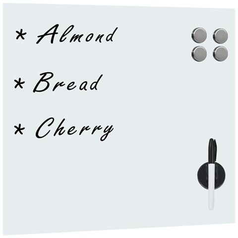 Lusso Casadino -  Lavagna Magnetica A Parete In Vetro 60x60 Cm - Foto 2