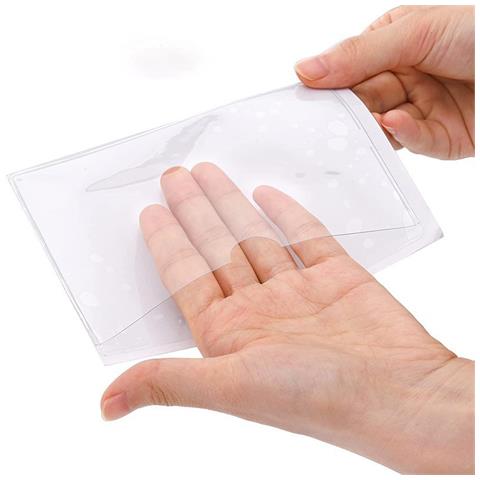 Tasche Per Etichette Autoadesive Porta Etichette Trasparenti 10 Pezzi S - Foto 1