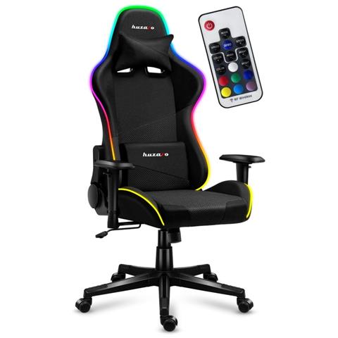Huzaro Force 6.2 RGB, Sedia da gaming per PC, 130 kg, Seduta a dondolo (culla), Schienale imbottito, Corse, Universale - Foto 1