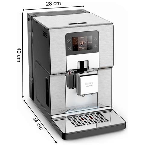 Macchina da Caffè Espresso Automatica Intuition Experience + EA877D Serbatoio 3 Lt. Potenza 1550 Watt Colore Acciaio Spazzolato - Foto 2