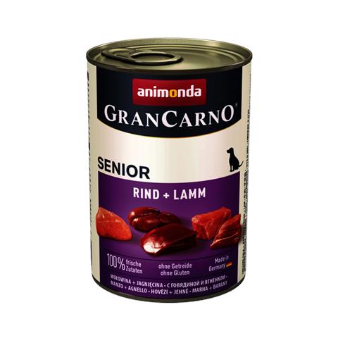 GranCarno 82737 cibo umido per cani Manzo, Agnello Adulto 400 g - Foto 1