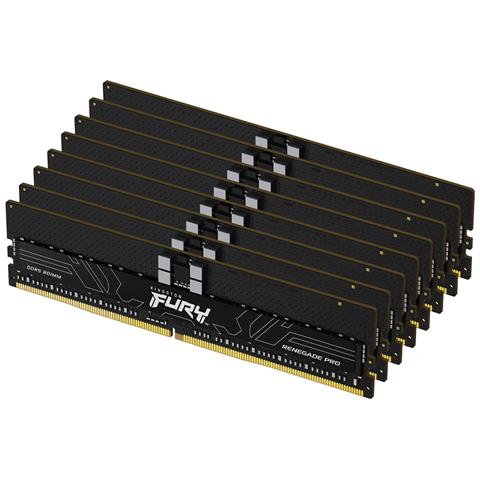 Memoria DIMM FURY Renegade Pro EXPO 128 GB (8x16 GB) DDR5 6400 MHz CL32 ECC Colore Nero - Foto 1