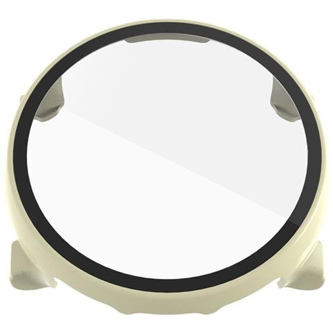 Custodia Protettiva In Pc Con Protezione Schermo In Vetro Temperato Compatibile Con Polar Vantage V3 White - Foto 3