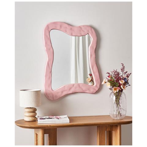 Specchio Pencran 60 Cm 80 Cm Rosa - Foto 1