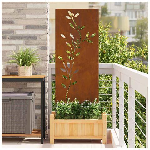 Pannello Decorativo da Giardino Ruggine 50 x 140 cm - Foto 2