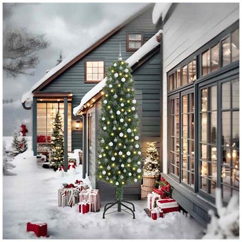 Albero di Natale snodato Verde 61 x 61 x 240 cm - Foto 2