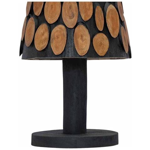 Albero di Natale Marrone 120 cm Legno massello di teak - Foto 9