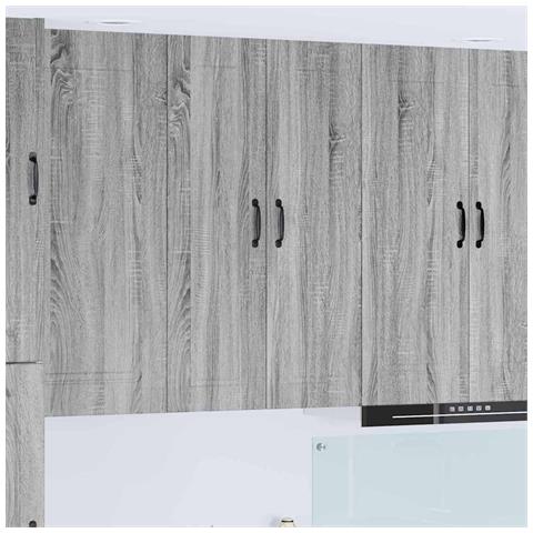 Pensile cucina Grigio Sonoma 30 x 31 x 100 cm Legno multistrato - Foto 2