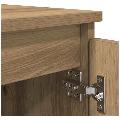 Mobile TV Rovere artigianale 104 x 35 x 50 cm Legno multistrato - Foto 9