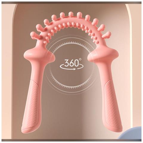 Bastone Massaggiante Multifunzionale In Gel Morbido (asta Morbida Per Massaggio Al Collo) Pink - Foto 2