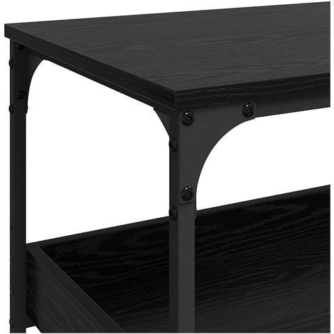 Carrello da Cucina Rovere Nero 60 x 41 x 80.5 cm - Foto 9