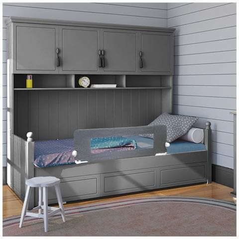 Safetots Sponda Per Letti, In Denim Grigia, 100cm Di Larghezza X 40cm Di Altezza - Foto 2