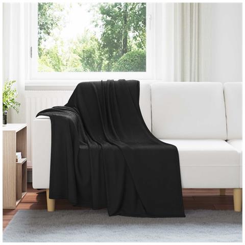 Coperte da Pile 24 pcs Nero 170 x 130 cm Panno - Foto 2