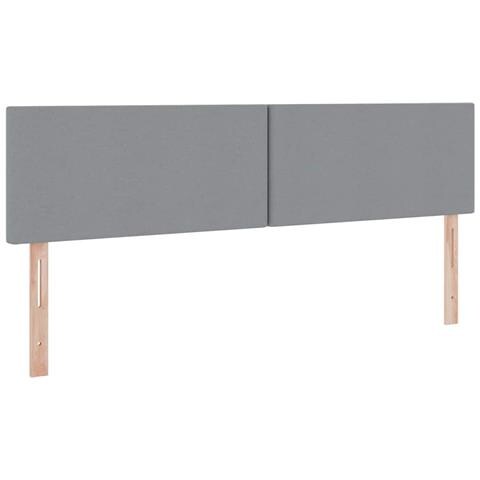 Letto con Contenitore con materasso Grigio chiaro 200 x 200 cm - Foto 9