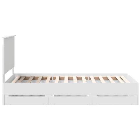 Struttura del letto Bianco 100 x 200 cm Legno Ingegnerizzato - Foto 9