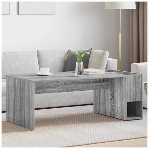 Tavolino da salotto Grigio Sonoma 101,5 x 50 x 37 cm - Foto 2